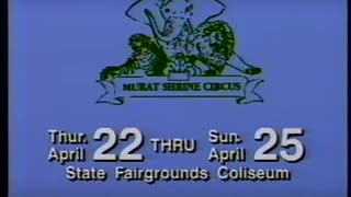 April 20, 1993 - Murat Shrine Circus in Indianapolis