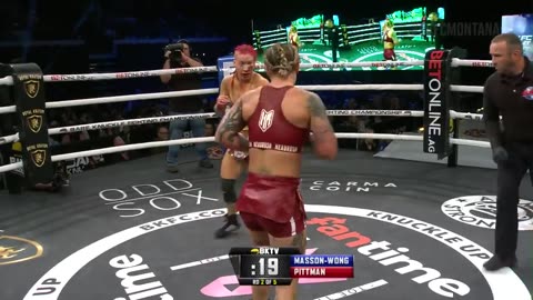 Full Bare Knuckle Fight! Jade Masson-Wong vs. Crystal Pittman