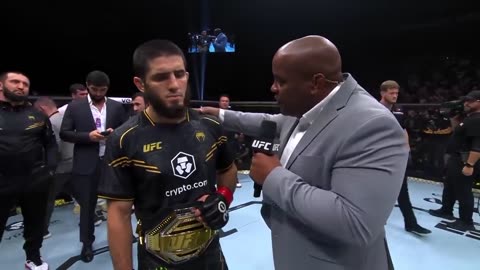 Islam Makhachev Octagon Interview UFC