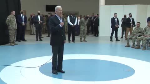 Internet stunned by Biden's statement to 82nd Airborne about Ukraine!!