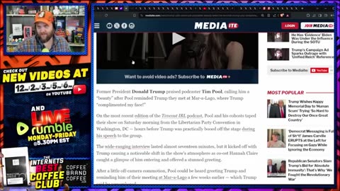 Tim Pool vs Donald Trump LIVE, Hot Mic Moment & Media MELTDOWN Over Comments