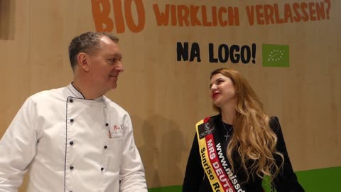 BIO Koch Alfred Fahr und MRS DEUTSCHLAND Anna Schneider Grüne Woche 2024