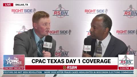 CPAC 2022 in Dallas, Tx | Interview With Dr. Ben Carson | 8/4/22