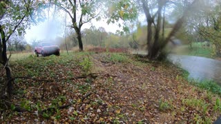 securing duck house on creek