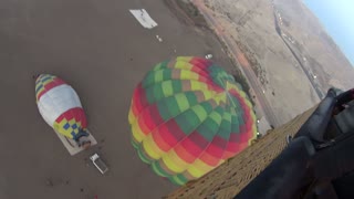 Dawn Balloon Ride Over Valley of the Kings, Luxor Egypt 2014