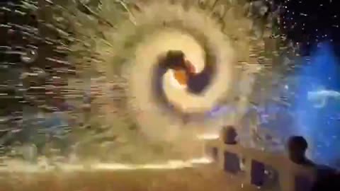 Steel Wool Fire Spinning