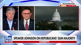 Mike Johnson says Hakeem Jeffries will Not be Speaker but Acknowledges the Risk that He Might