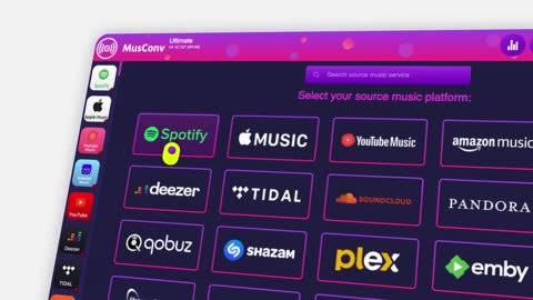 MusConv - transfer albums between Spotify, Apple Music and 125+ music services