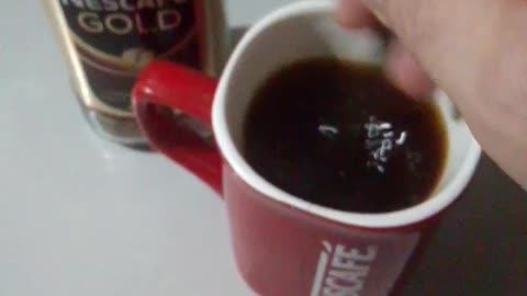 I love NESCAFE.Aromatic coffee. Rush