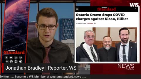 Ontario Crown drops COVID charges against Sloan, Hillier.