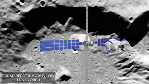 Bigelow ULA Expandable Lunar Depot Space Station