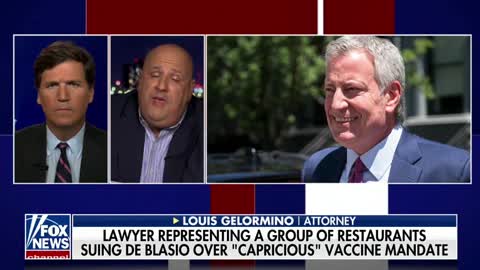 Tucker Carlson talks to an attorney who represents restaurant owners who are suing Mayor de Blasio