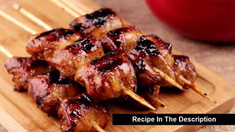 Keto Recipes - BBQ Chicken Kabobs