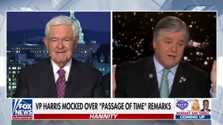 WATCH: Newt Gingrich Sounds Off on ‘Dumb’ Kamala Harris