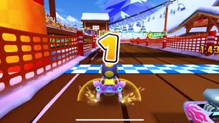 Mario Kart Tour - Penguin Toad Gameplay (Snow Tour Pipe 1 Spotlight Driver)
