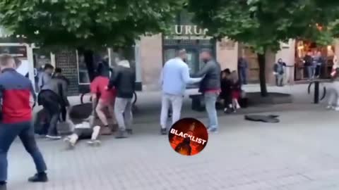 Local street musician was beaten up in Ivano-Frankivsk for Russian songs.