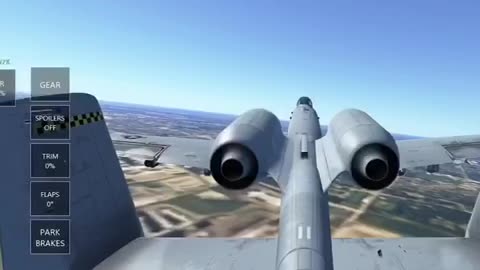 Flying A-10 in Infinite Flight Simulator