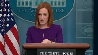 Psaki: "I know that there is an outrage ... about protests that have been peaceful to date and we certainly continue to encourage that outside of judges' homes."