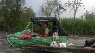 barco de botellas