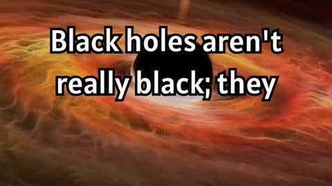 Unveiling the Invisible-Black Holes' Radiant Secrets! #space #blackhole #youtubeshorts #facts #nasa