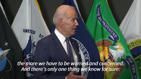 BIDEN: "We have a pandemic because of the unvaccinated, and they're sowing enormous confusion."