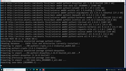 How to install Ansible in Windows 10 WSL (Windows Subsystem for Linux)