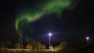 Stunning aurora activity captured on camera in Sortland, Norway