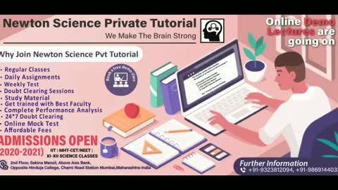 Newton Science Pvt Tutorials – Why join Science Classes?
