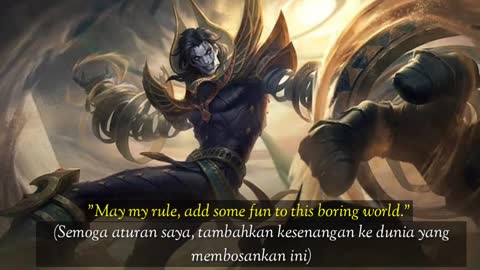 Voice/Quotes Hero Khufra (terjemahan) - Mobile Legends Bang Bang