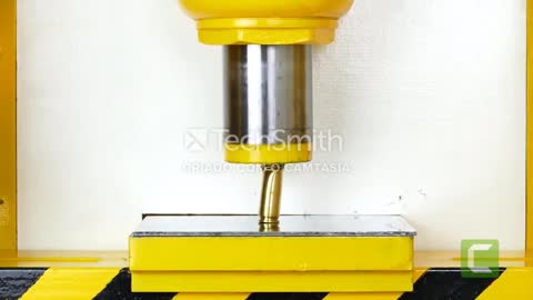 hydraulic press VS Projectile Bullets