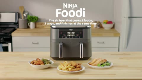 Ninja Air Fryer DZ201 Foodi 8 Quart 6-in-1 DualZone