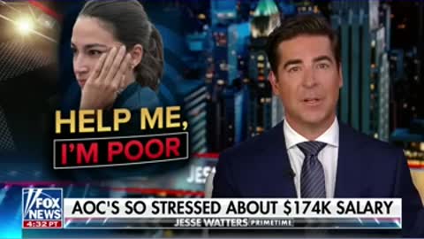 Watters scorches AOC for complaining about her congressional salary.