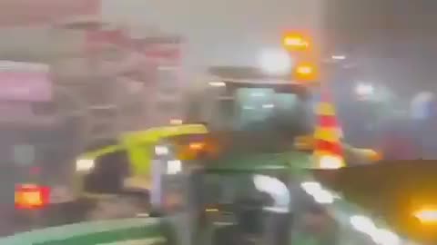 Spanish farmers join the fight of European farmers against globalism.