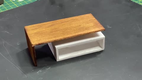 Making Mini Modern Wooden Furniture Set - Realistic Miniature - Model House