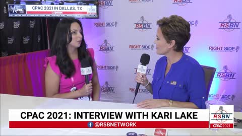 Interview with Kari Lake at CPAC 2021 in Dallas 7/10/21