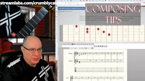 Composing for Classical Guitar Daily Tips: Major Arpeggios in Four Shapes