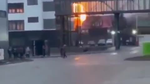 #BREAKING: Footage shows desctruction in Ivano-Frankivsk region. #Ukraine #Russia