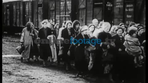 Warsaw 1942 - Jewish Ghetto police deports Jews to German Death Camps