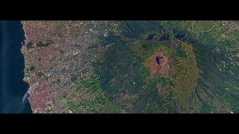 Naples, Italy - Mt. Vesuvius Volcano