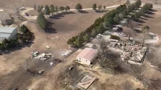 Devastation caused by wildfires throughout the Panhandle