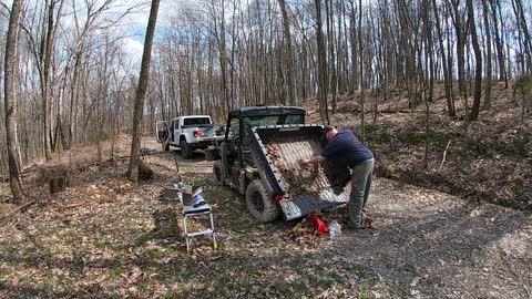 Starting to Disassemble the Polaris Brutus Where It Sits