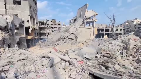 Gaza neighborhood Rimal leveled by Israel airstrikes Latest war news