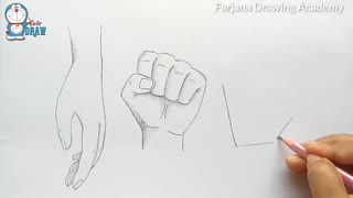 hands drawing tutorial for beginners / 3 Different Ways