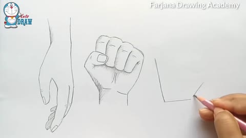 hands drawing tutorial for beginners / 3 Different Ways