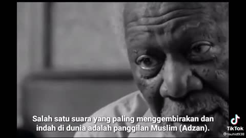 Morgan Freeman "#Talking about azan ..call for notification of prayer times for Muslims
