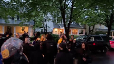 Leftist Lunatics Protest Outside Justice Kavanaugh's House