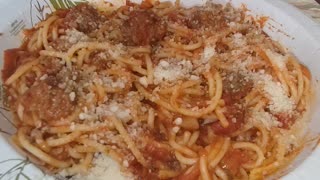 Eating Mueller's Pot-Sized Thin Spaghetti, Dbn, MI, 5/14/24