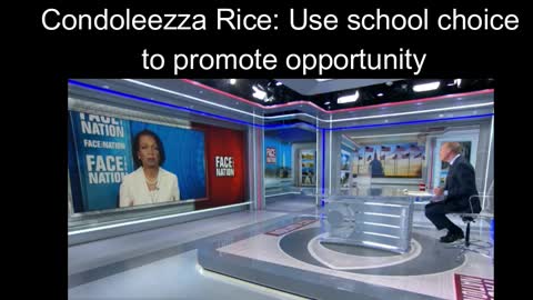 Condoleezza Rice: School choice will create opportunities, equality