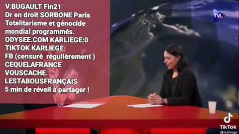 Valerie Bugault dottoressa in diritto alla Sorbone di Parigi e avvocata