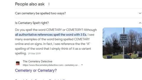 Cemetery Or Cemetary Chat With Gary - Galatic Gal/TheUnscrambledChannel